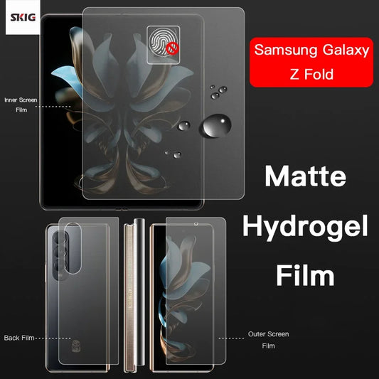 Matte Hydrogel Soft TPU Film For Samsung Galaxy Z Fold 5 4 3 2 5G